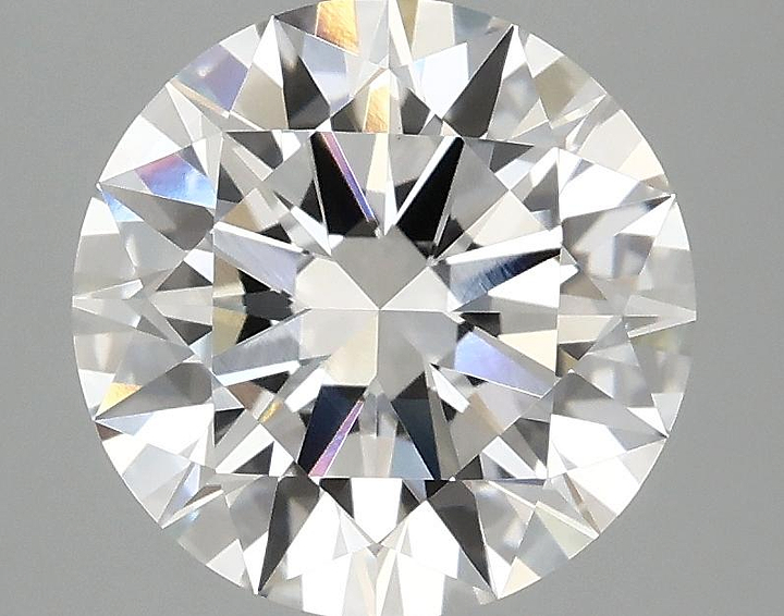 2.84 Carat Round Shaped Ideal Cut VVS2 IGI Certified Lab Grown Diamond