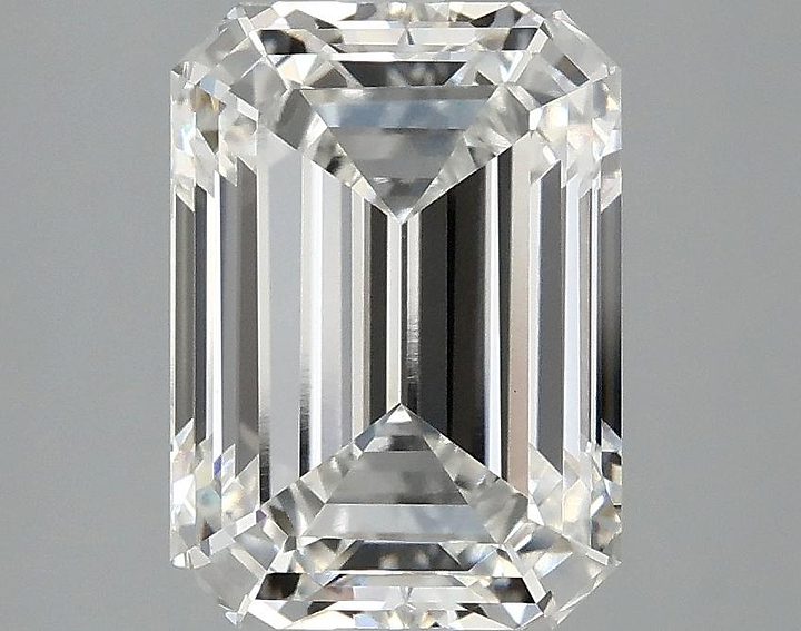 3.17 Carat Emerald Shaped Excellent Cut VVS2 IGI Certified Lab Grown Diamond
