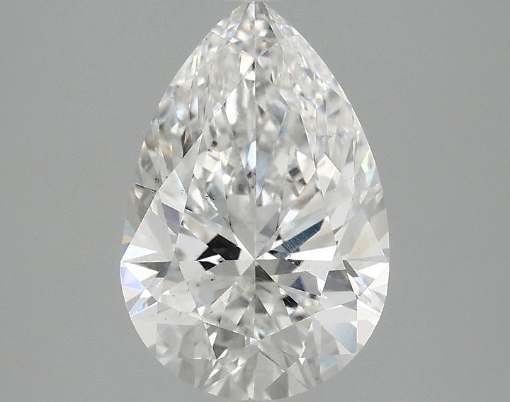 2.5 Carat Pear Shaped Excellent Cut VS2 IGI Certified Lab Grown Diamond