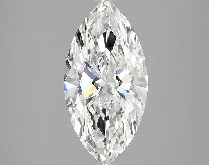2.02 Carat Marquise Shaped Ideal Cut VVS2 IGI Certified Lab Grown Diamond