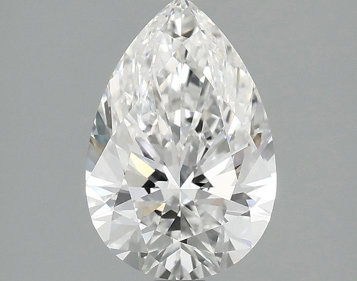 1.59 Carat Pear Shaped Excellent Cut VVS2 IGI Certified Lab Grown Diamond
