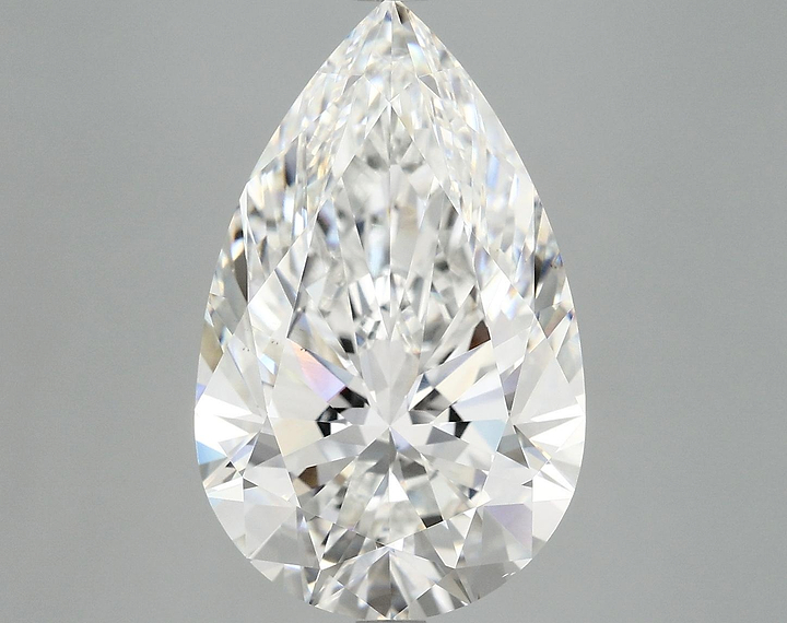 7.19 Carat Pear Shaped Ideal Cut VS1 IGI Certified Lab Grown Diamond