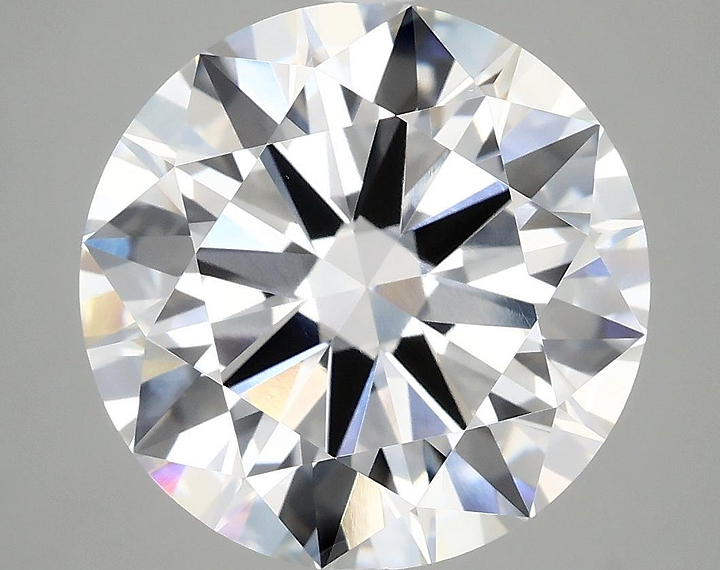 6.95 Carat Round Shaped Excellent Cut VVS2 IGI Certified Lab Grown Diamond