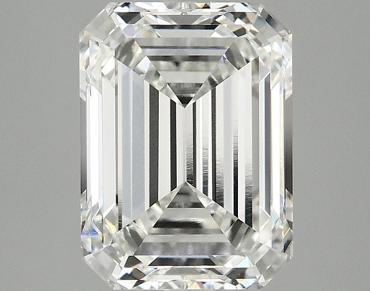 3.05 Carat Emerald Shaped Excellent Cut VVS2 IGI Certified Lab Grown Diamond