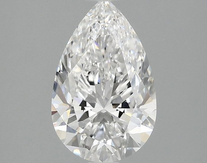 1.55 Carat Pear Shaped Ideal Cut VVS2 IGI Certified Lab Grown Diamond
