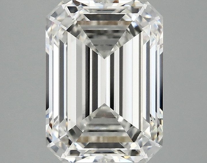 3.42 Carat Emerald Shaped Ideal Cut VS1 IGI Certified Lab Grown Diamond