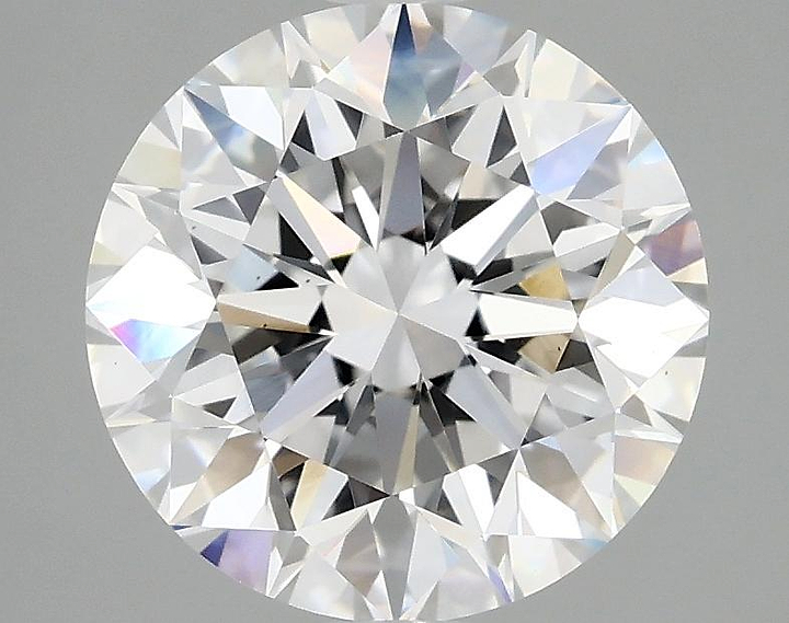 3.09 Carat Round Shaped Excellent Cut VS1 IGI Certified Lab Grown Diamond