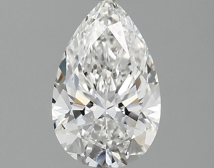1.07 Carat Pear Shaped Ideal Cut VVS2 IGI Certified Lab Grown Diamond