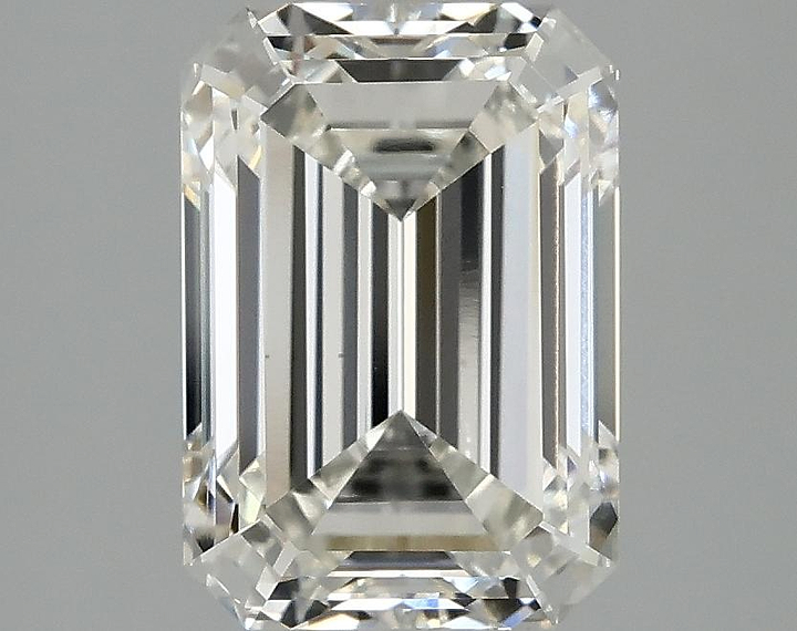 3.03 Carat Emerald Shaped Ideal Cut VS2 IGI Certified Lab Grown Diamond