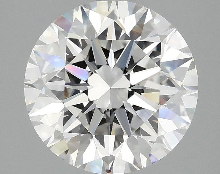 3.08 Carat Round Shaped Excellent Cut VS1 IGI Certified Lab Grown Diamond