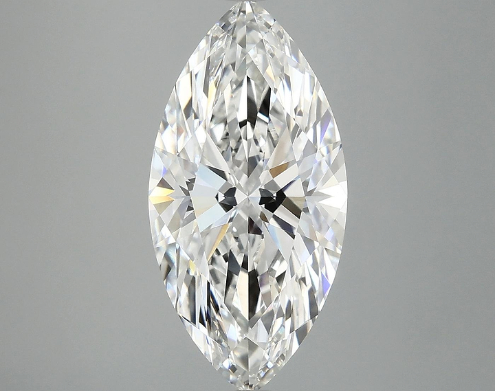 4.01 Carat Marquise Shaped Ideal Cut VVS2 IGI Certified Lab Grown Diamond