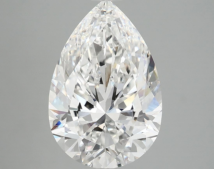 3.98 Carat Pear Shaped Excellent Cut VVS2 IGI Certified Lab Grown Diamond