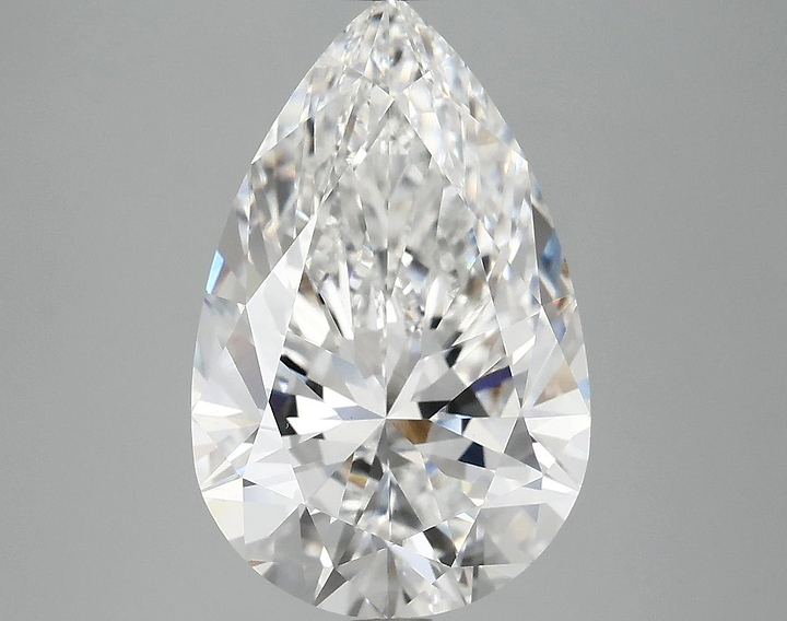 5.04 Carat Pear Shaped Ideal Cut VS1 IGI Certified Lab Grown Diamond