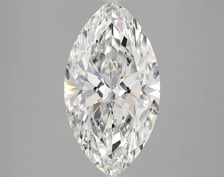 2.5 Carat Marquise Shaped Excellent Cut VVS2 IGI Certified Lab Grown Diamond