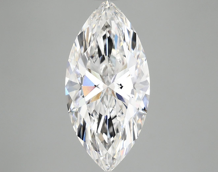 3.18 Carat Marquise Shaped Excellent Cut VVS2 IGI Certified Lab Grown Diamond