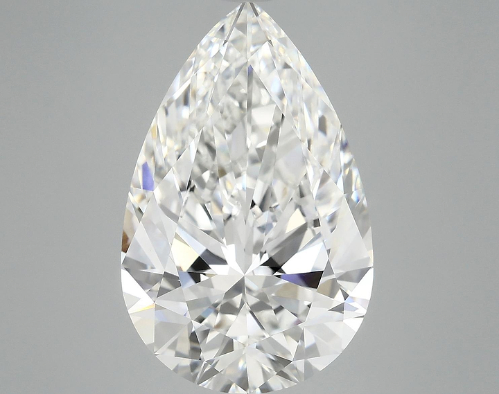 7.02 Carat Pear Shaped Ideal Cut VVS2 IGI Certified Lab Grown Diamond