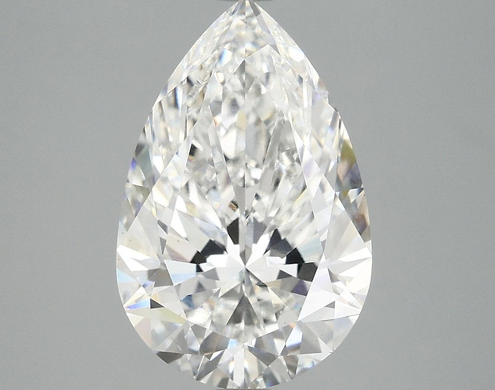 3.81 Carat Pear Shaped Excellent Cut VS2 IGI Certified Lab Grown Diamond