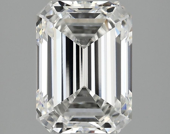 2.58 Carat Emerald Shaped Excellent Cut VVS2 IGI Certified Lab Grown Diamond