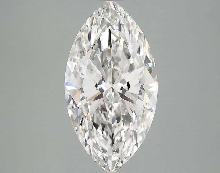 3.09 Carat Marquise Shaped Excellent Cut VVS2 IGI Certified Lab Grown Diamond