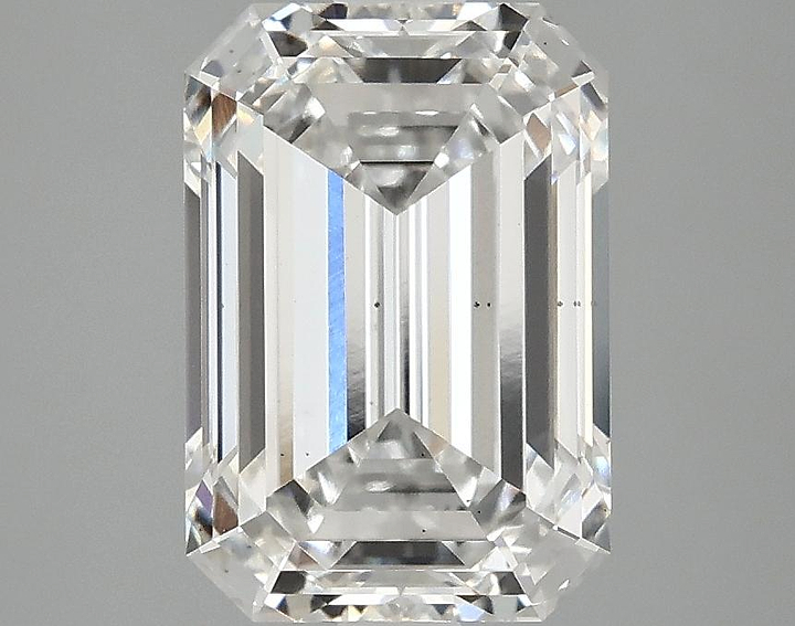 3.08 Carat Emerald Shaped Excellent Cut VS1 IGI Certified Lab Grown Diamond