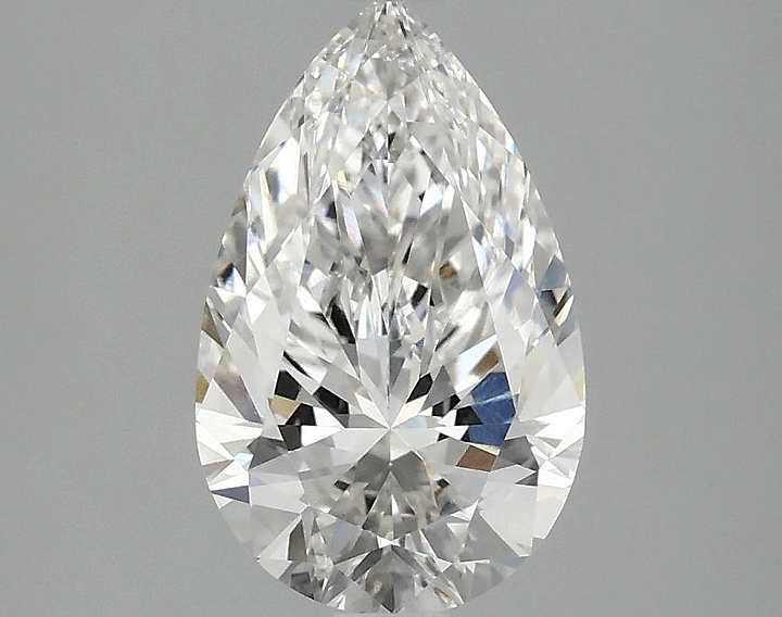 1.59 Carat Pear Shaped Ideal Cut VVS2 IGI Certified Lab Grown Diamond