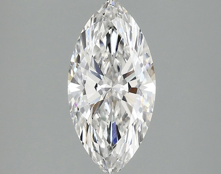 1.55 Carat Marquise Shaped Excellent Cut VVS2 IGI Certified Lab Grown Diamond