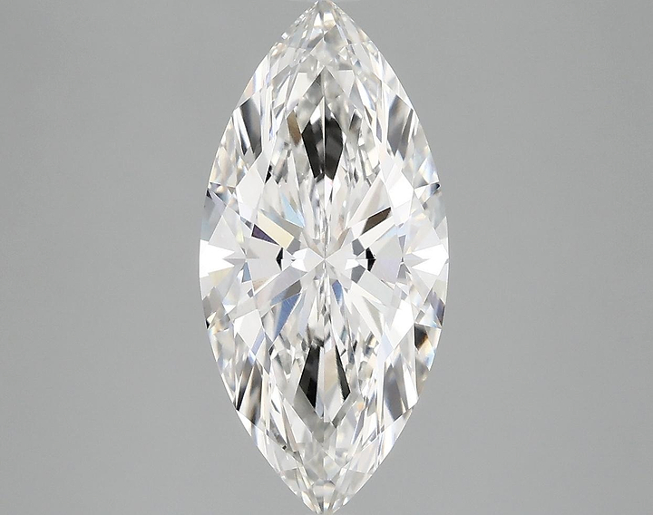 2.53 Carat Marquise Shaped Excellent Cut VVS2 IGI Certified Lab Grown Diamond