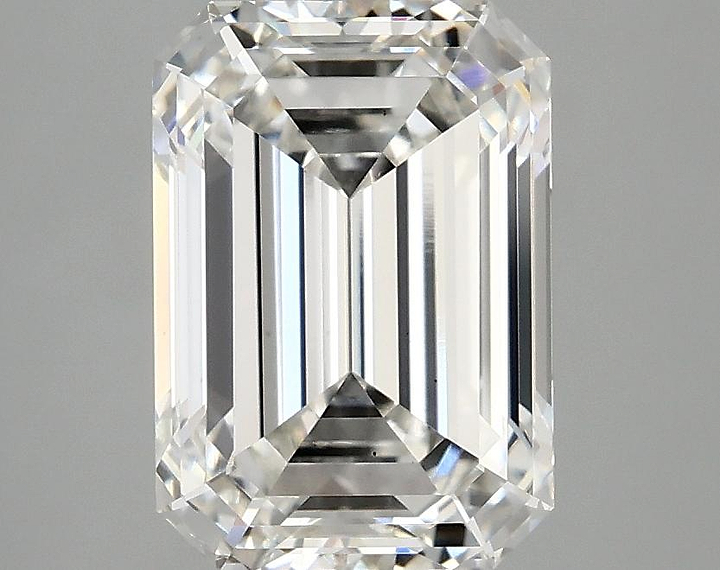 3.08 Carat Emerald Shaped Ideal Cut VS1 IGI Certified Lab Grown Diamond