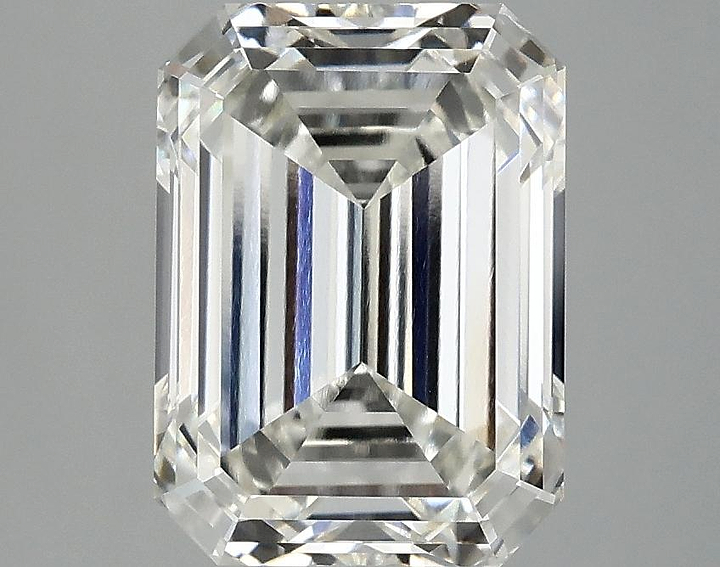 3.16 Carat Emerald Shaped Excellent Cut VVS2 IGI Certified Lab Grown Diamond