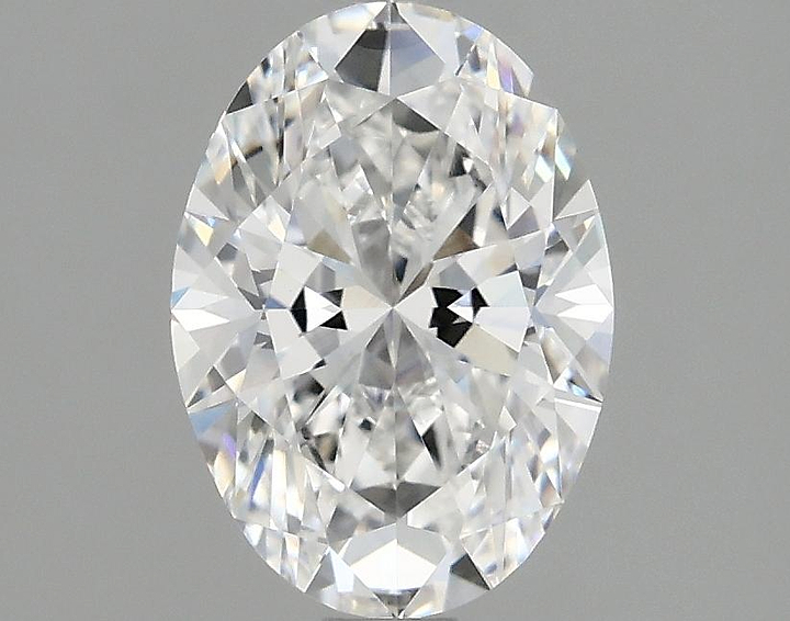 1.5 Carat Oval Shaped Ideal Cut VVS2 IGI Certified Lab Grown Diamond