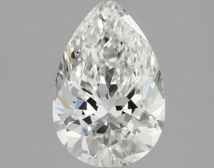 1.54 Carat Pear Shaped Excellent Cut VS1 IGI Certified Lab Grown Diamond