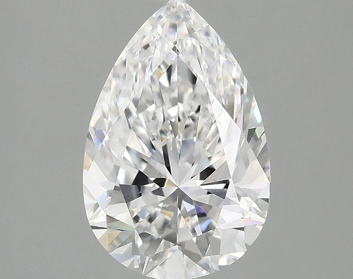 1.59 Carat Pear Shaped Excellent Cut VVS2 IGI Certified Lab Grown Diamond