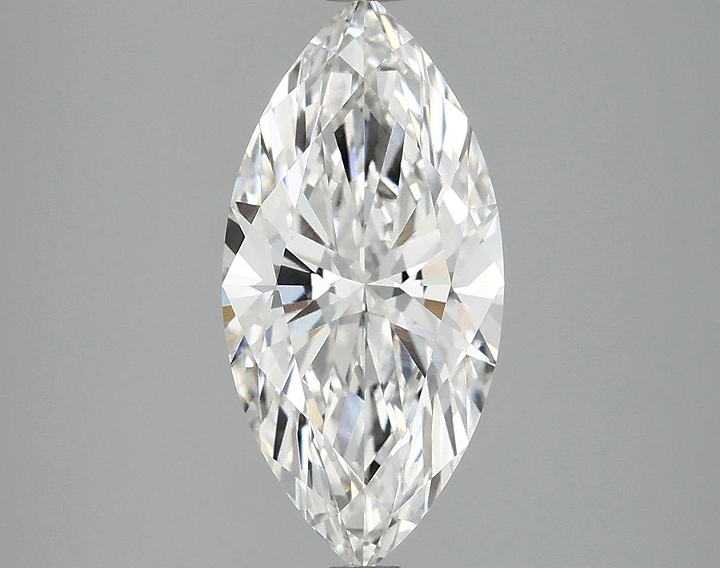 2.54 Carat Marquise Shaped Excellent Cut VVS2 IGI Certified Lab Grown Diamond