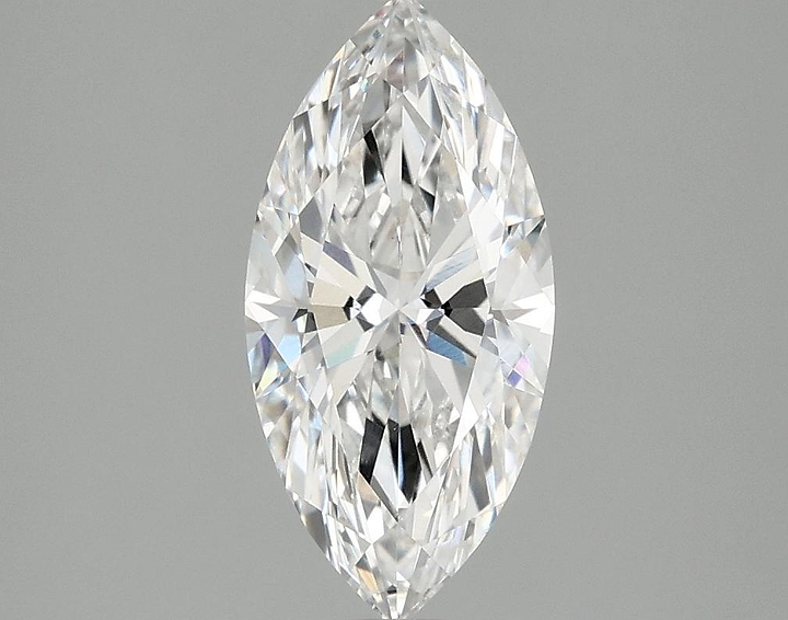 1.54 Carat Marquise Shaped Excellent Cut VVS2 IGI Certified Lab Grown Diamond