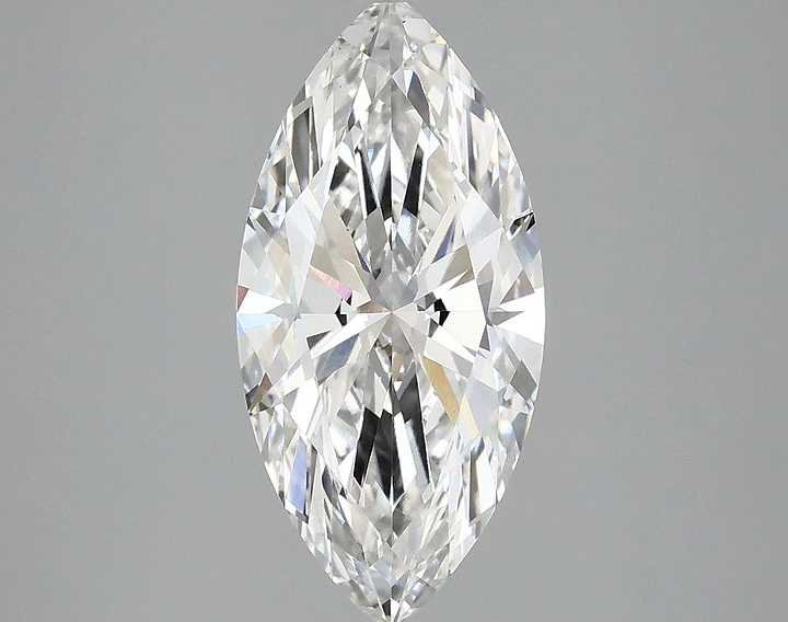 2.55 Carat Marquise Shaped Excellent Cut VS1 IGI Certified Lab Grown Diamond