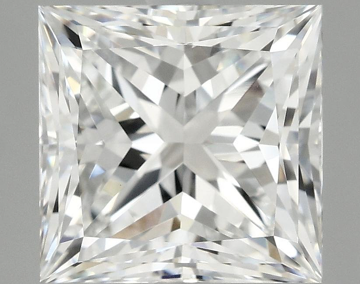 3.01 Carat Princess Shaped Ideal Cut VVS2 IGI Certified Lab Grown Diamond