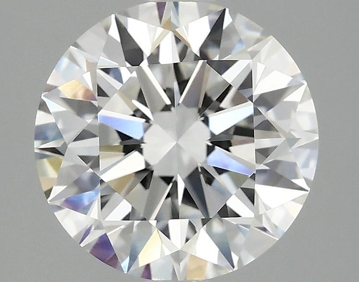 2.57 Carat Round Shaped Ideal Cut VVS2 IGI Certified Lab Grown Diamond