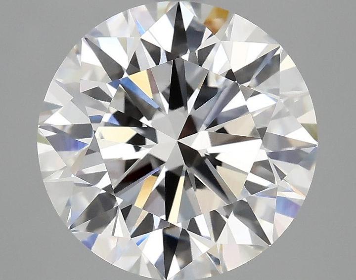 4.05 Carat Round Shaped Ideal Cut VVS2 IGI Certified Lab Grown Diamond