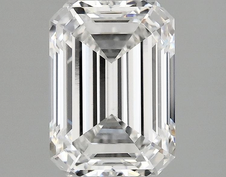 2.1 Carat Emerald Shaped Ideal Cut VS1 IGI Certified Lab Grown Diamond