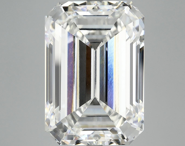 12.05 Carat Emerald Shaped Ideal Cut VVS2 IGI Certified Lab Grown Diamond