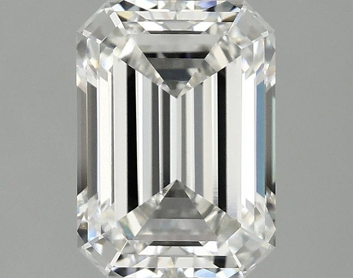 2.51 Carat Emerald Shaped Ideal Cut VVS2 IGI Certified Lab Grown Diamond