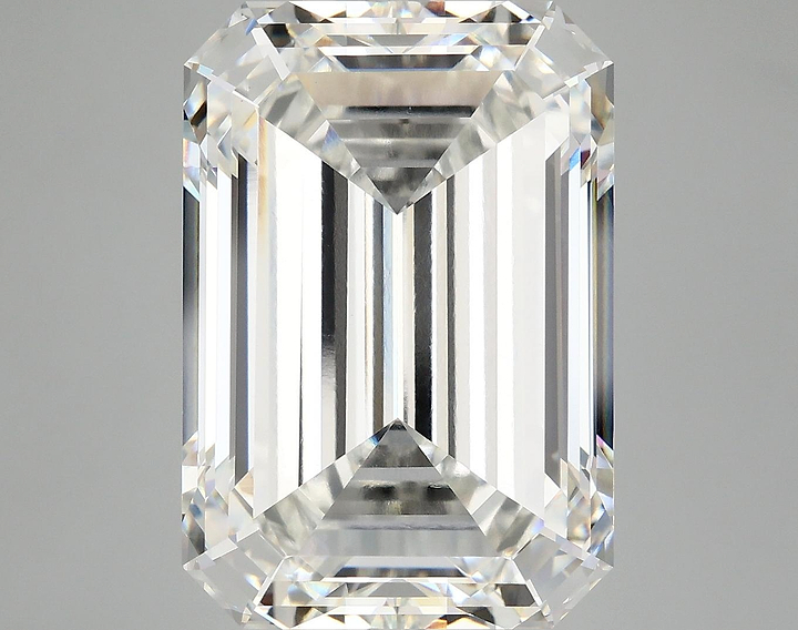 12.68 Carat Emerald Shaped Ideal Cut VVS2 IGI Certified Lab Grown Diamond