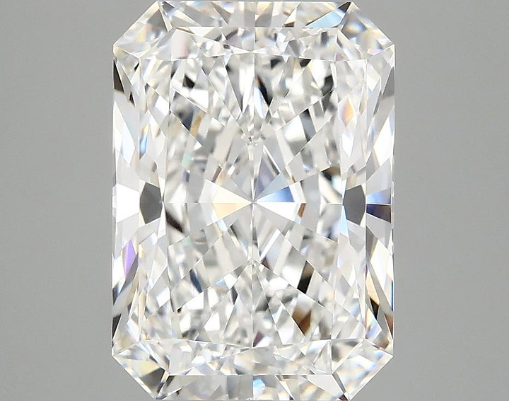 3.67 Carat Radiant Shaped Ideal Cut VVS2 IGI Certified Lab Grown Diamond