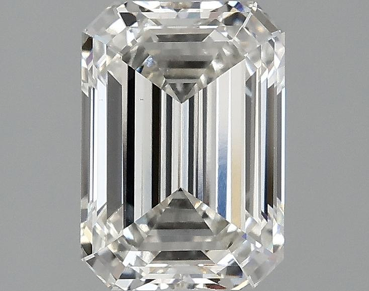 2.1 Carat Emerald Shaped Ideal Cut VS1 IGI Certified Lab Grown Diamond
