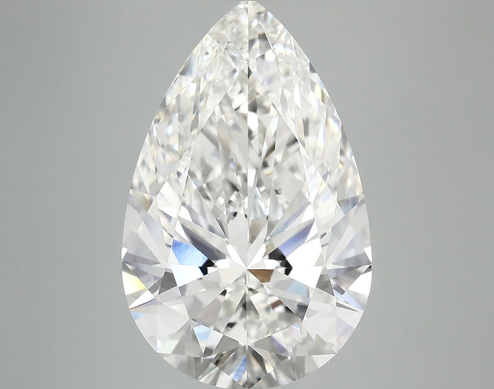 6.4 Carat Pear Shaped Ideal Cut VVS2 IGI Certified Lab Grown Diamond