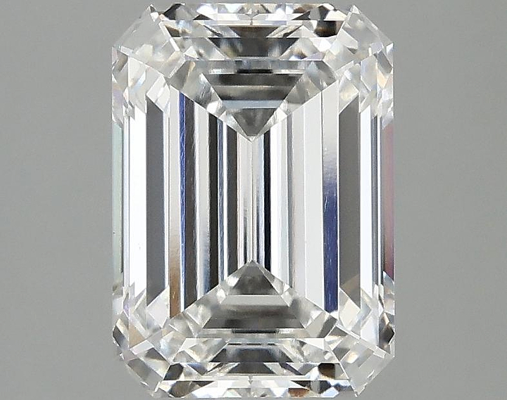 2.57 Carat Emerald Shaped Ideal Cut VS1 IGI Certified Lab Grown Diamond