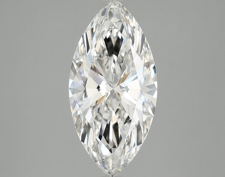 2.5 Carat Marquise Shaped Ideal Cut VVS2 IGI Certified Lab Grown Diamond