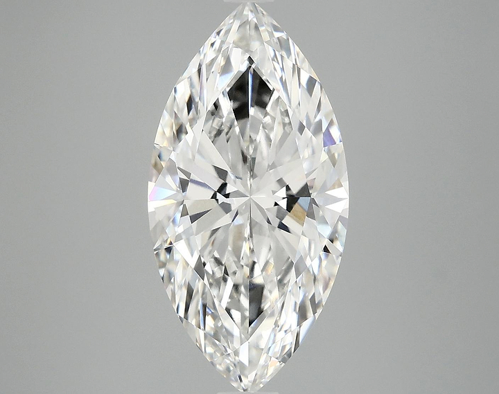 4.01 Carat Marquise Shaped Ideal Cut VVS2 IGI Certified Lab Grown Diamond