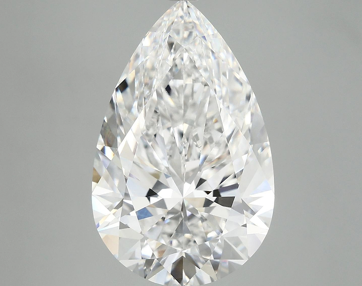 7.77 Carat Pear Shaped Ideal Cut VVS2 IGI Certified Lab Grown Diamond