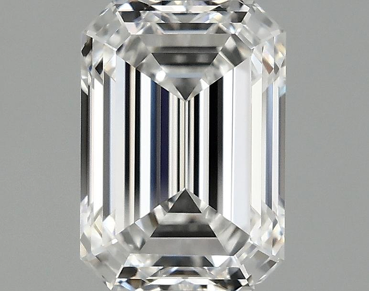 1.1 Carat Emerald Shaped Ideal Cut VVS1 IGI Certified Lab Grown Diamond
